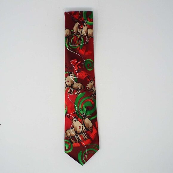 J. Garcia "Dracula Claus" Silk Blend Tie #237 - Picture 2 of 7
